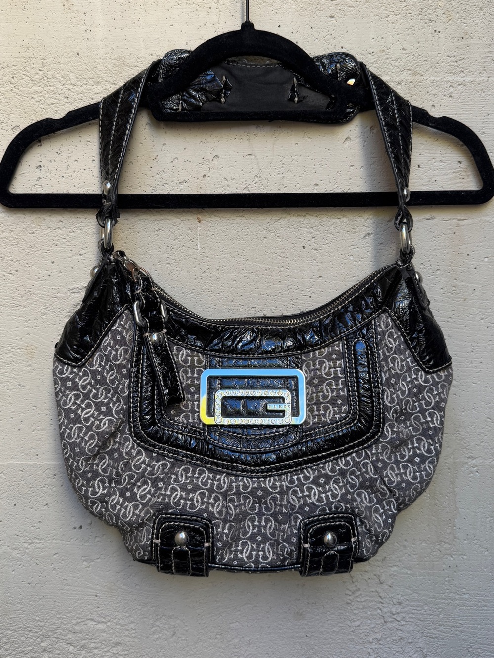 Y2K guess shoulder bag